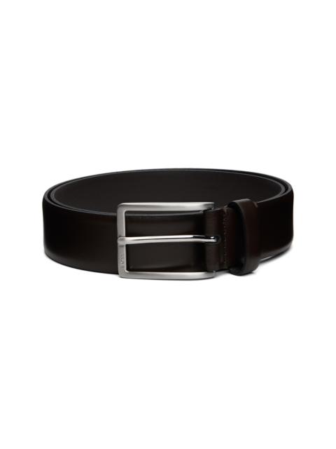 BOSS Brown Leather Pin-Buckle Belt