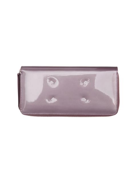 Maison Margiela Pink Four Stitches Zip-Around Wallet