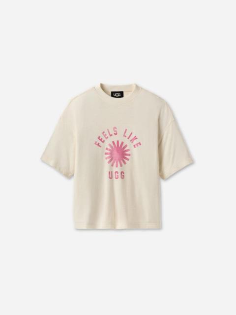 UGG Feels Like UGG® Tee in Leche/Woodviolet