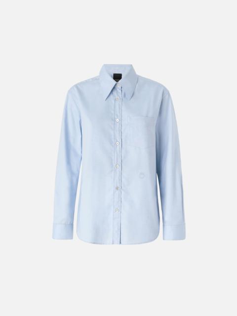 PINKO LIGHT BLUE COTTON OXFORD SHIRT