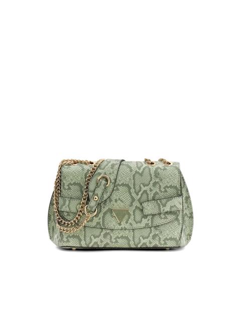 GUESS USA Serenova snakeskin-print cross body bag