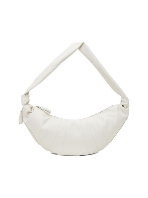 Lemaire White Large Croissant Bag