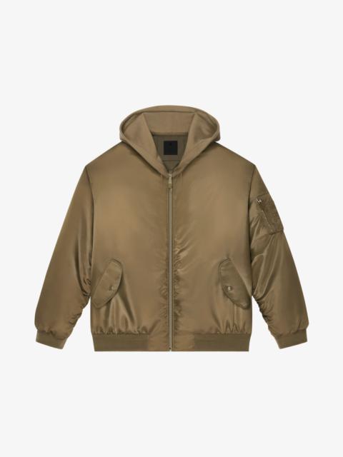 Givenchy OVERSIZED HOODED BOMBER JACKET