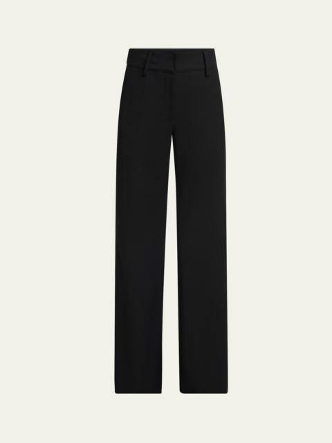 GABRIELA HEARST Rhein Wool Flare Pants