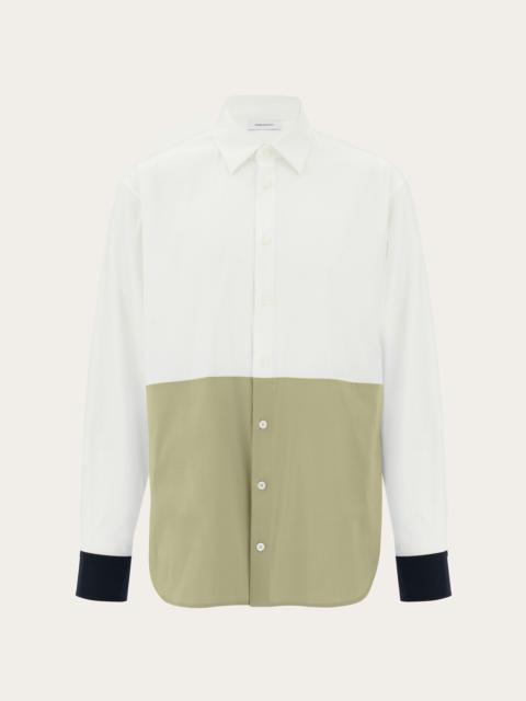 FERRAGAMO Color block shirt