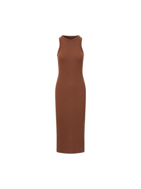VERONICA BEARD JORDYN RIBBED MIDI DRESS