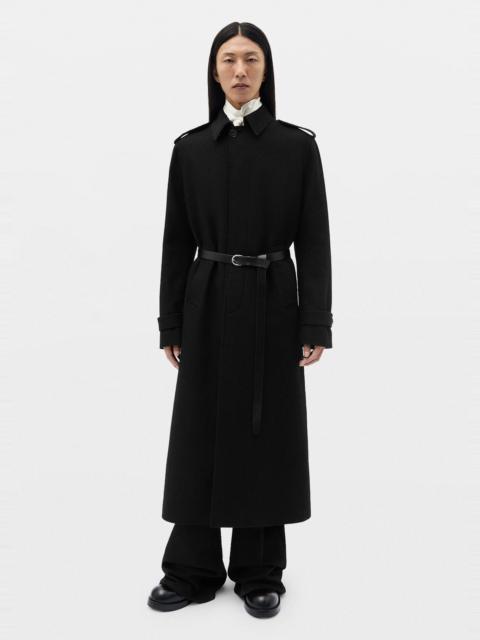 Ann Demeulemeester Wilmer Car Coat with Leather Belt