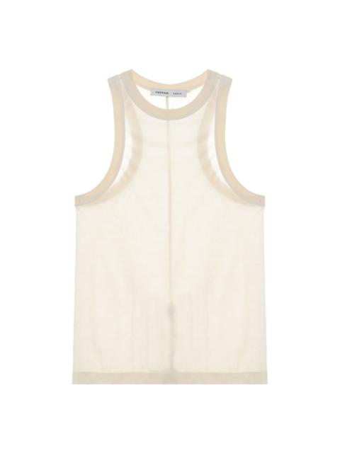 Carven sheer tank top