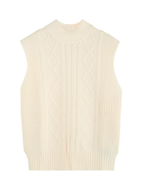 VARLEY Varley Joilette Cable-knit Vest