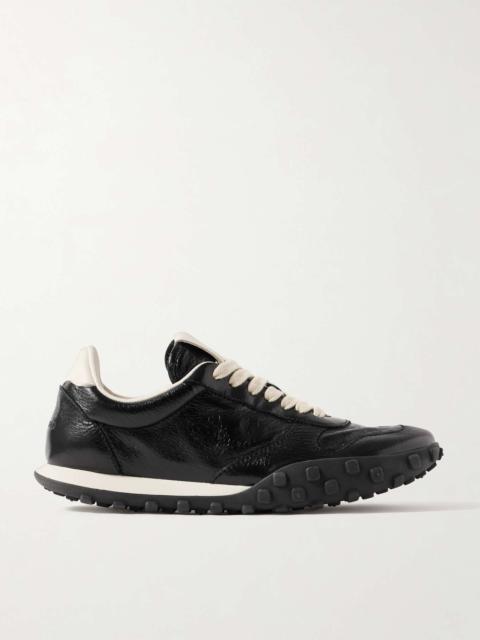 Leather sneakers Black