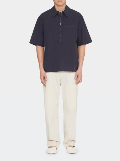 3.1 Phillip Lim Men's Half-Zip Popover Shirt