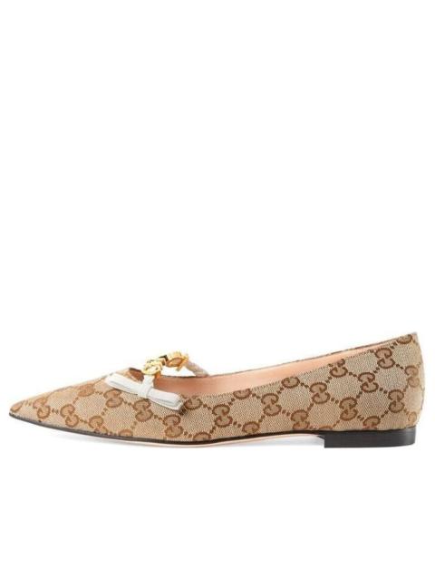 GUCCI Women's ballet flat with 'GUCCI'