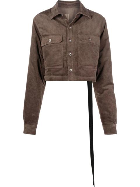 Rick Owens DRKSHDW tassel-detail cropped jacket