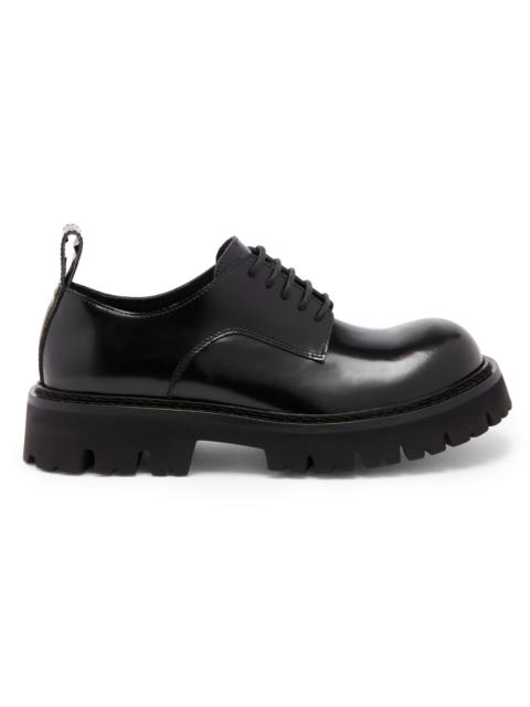 Moschino Men's Leather Lug Sole Shoes - Black