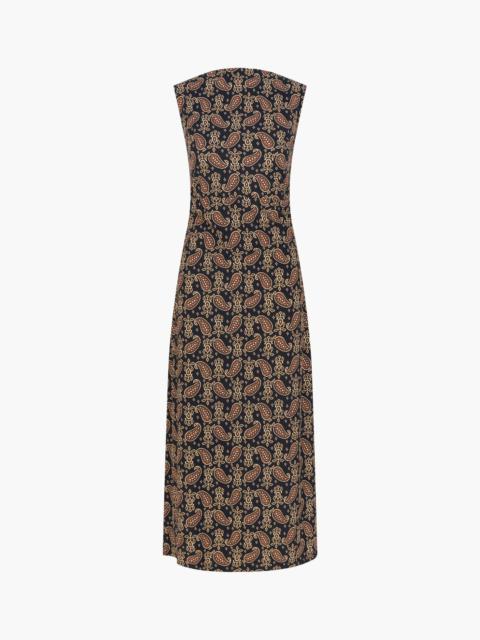 Hill House Home The Sloane Dress - Duke Paisley Black