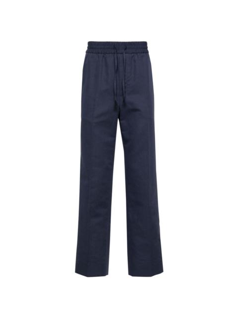 Brioni mid-rise tapered trousers