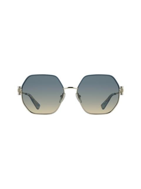 Longchamp Sunglasses Gold/Blue - Metal