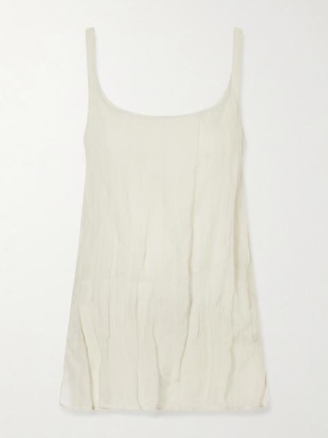 RÓHE Crinkled Cotton-blend Tank Top
