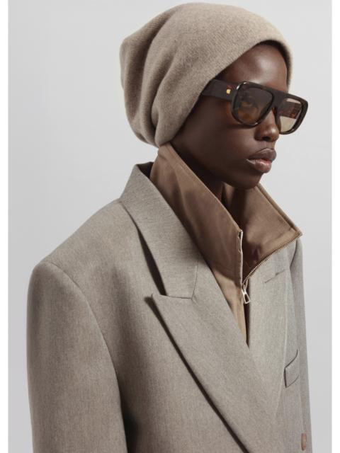 The Frankie Shop Inko Cashmere Beanie - Taupe