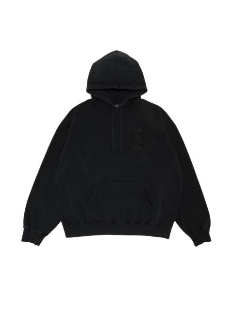 Supreme Overdyed S Logo Hooded Sweatshirt 'Black'