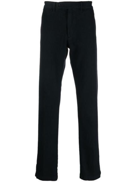 massimo alba straight-leg cotton-wool trousers