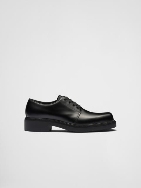 Prada Brushed leather Derby shoes