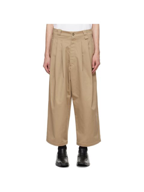 WILLY CHAVARRIA Khaki Borracho Work Trousers