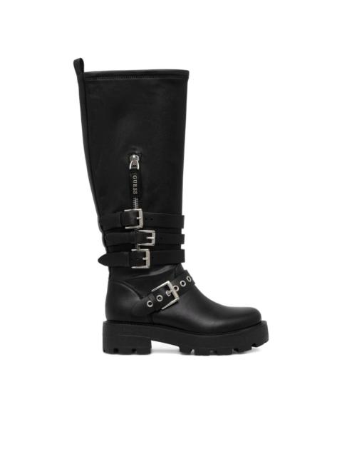 GUESS USA buckle-strap boots