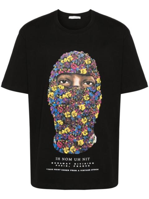 ih nom uh nit face-print cotton T-shirt