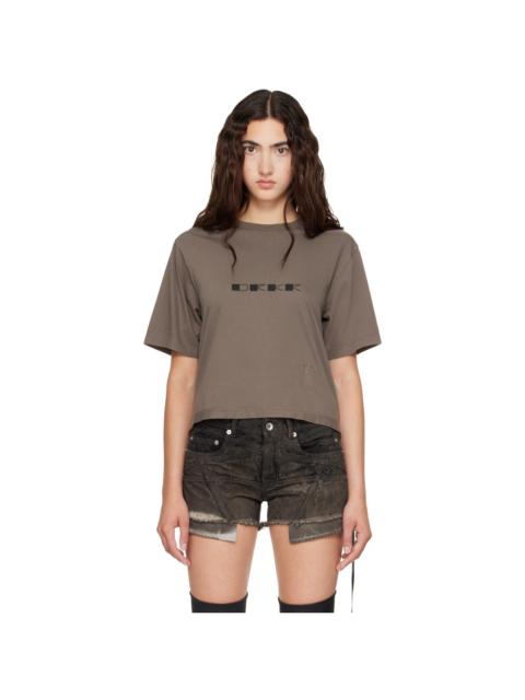 Rick Owens DRKSHDW Taupe Tower Basic S/S T-shirt