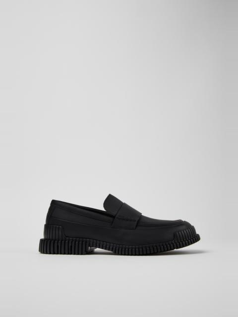 CAMPER Pix Black Leather Mocasin Shoes for Men.