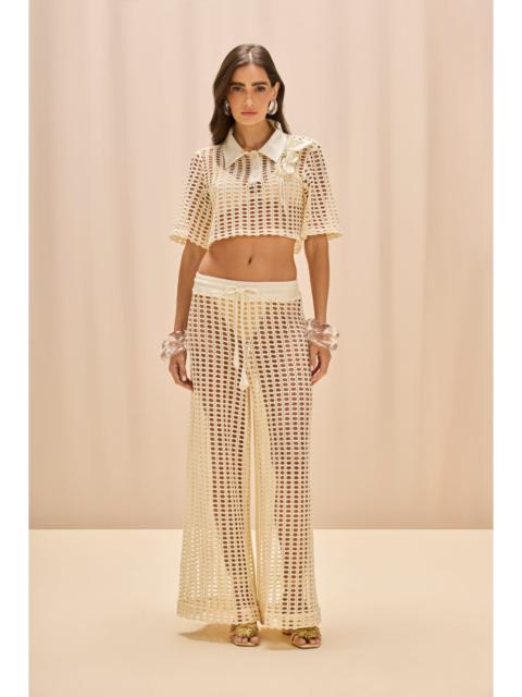 PatBO SELENE MESH PANTS