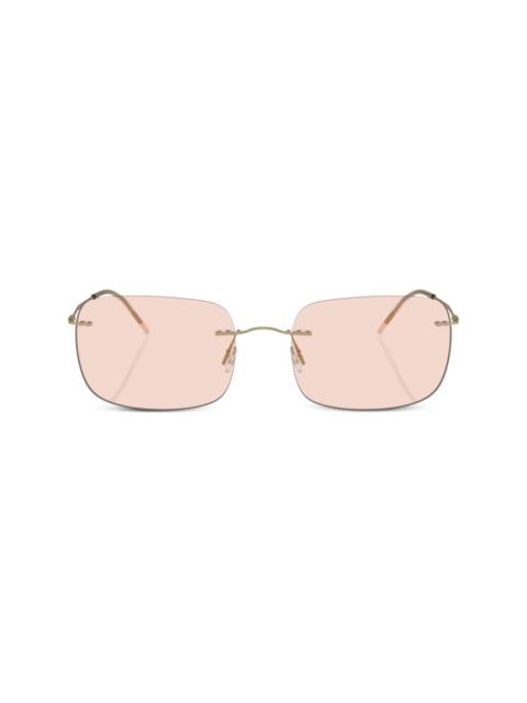 GIORGIO ARMANI Pillow square-frame sunglasses