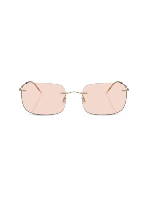 Pillow square-frame sunglasses