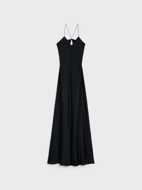 CELINE SLIP DRESS IN SILK SATIN