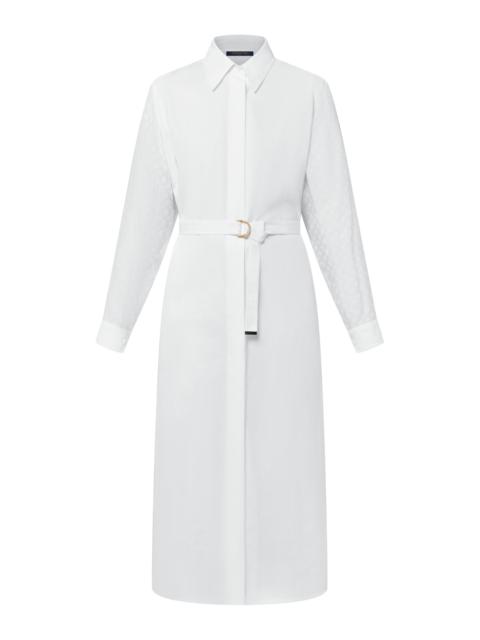 Louis Vuitton Monogram Accent Shirt Dress