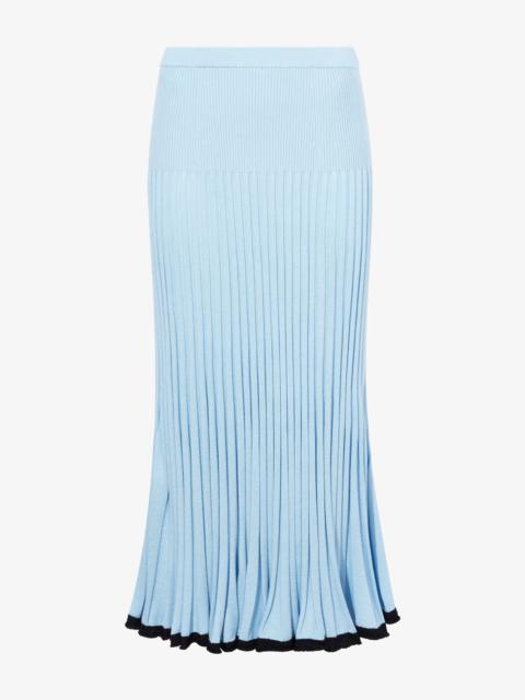 Proenza Schouler Silk Cashmere Rib Knit Skirt