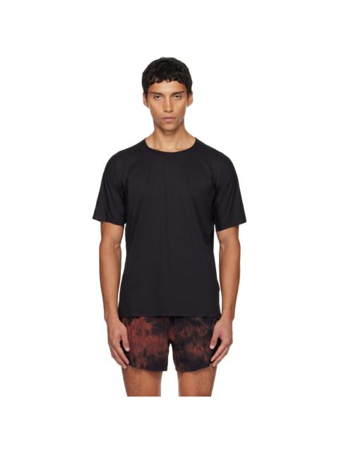 Y-3 Black Running Short Sleeve T-shirt