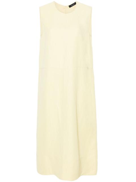 FABIANA FILIPPI sleeveless shift midi dress