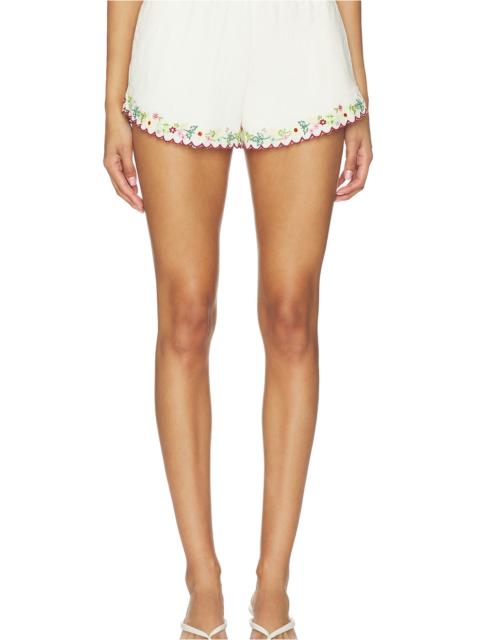 For Love & Lemons Leah Cotton Shorts