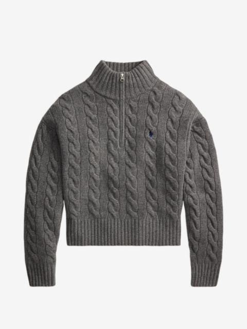 Polo Ralph Lauren cable-knit embroidered-logo sweater