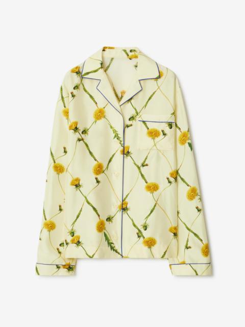 Burberry Dandelion Silk Pyjama Shirt