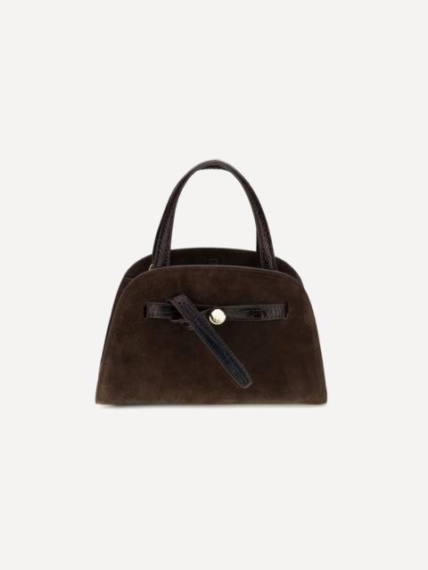 TORY BURCH Small Romy suede Top Handle Bag