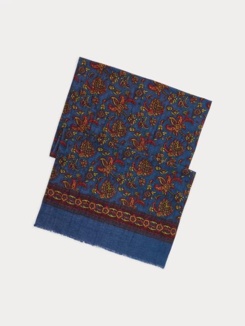 Polo Ralph Lauren Paisley Linen-Blend Scarf