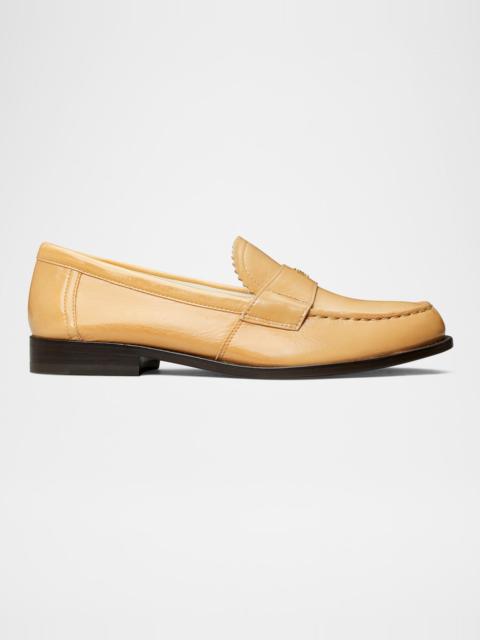 TORY BURCH Classic Leather Medallion Loafers