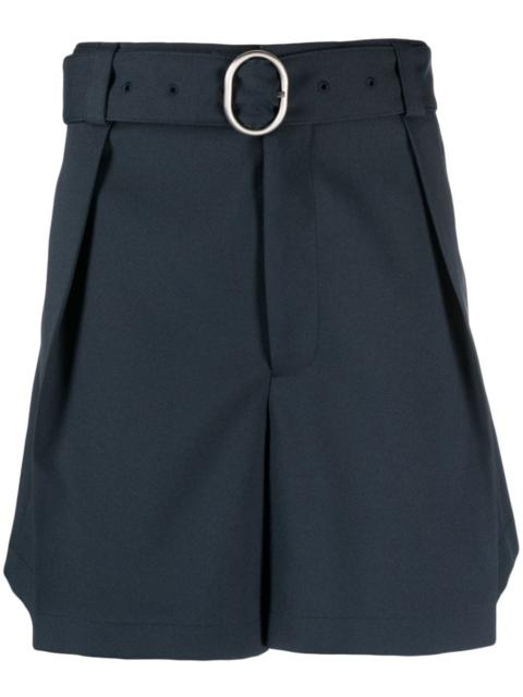 Jil Sander belted wide-leg shorts