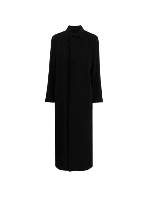 Yohji Yamamoto belted long coat