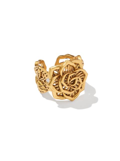 KENDRA SCOTT Ansel Rose Cocktail Ring in Vintage Gold