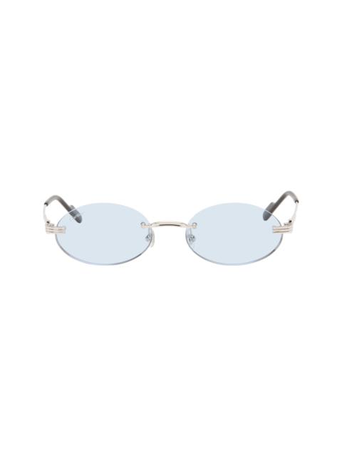 Cartier Silver 'Première de Cartier' Sunglasses