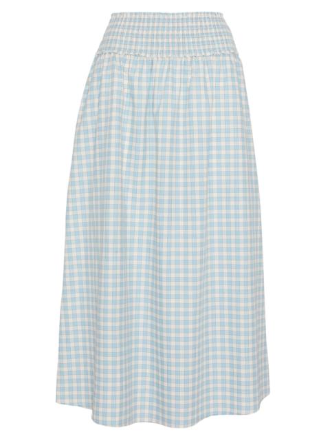 Hill House Home Women's The Delphine Nap Skirt - Blue Red Gingham